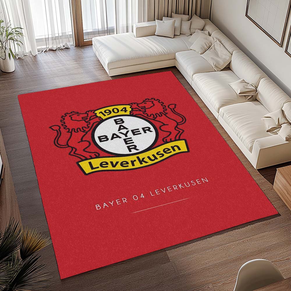FC Bayer 04 Leverkusen - B04 Teppich - Design 24 - Teppich für Fans 2