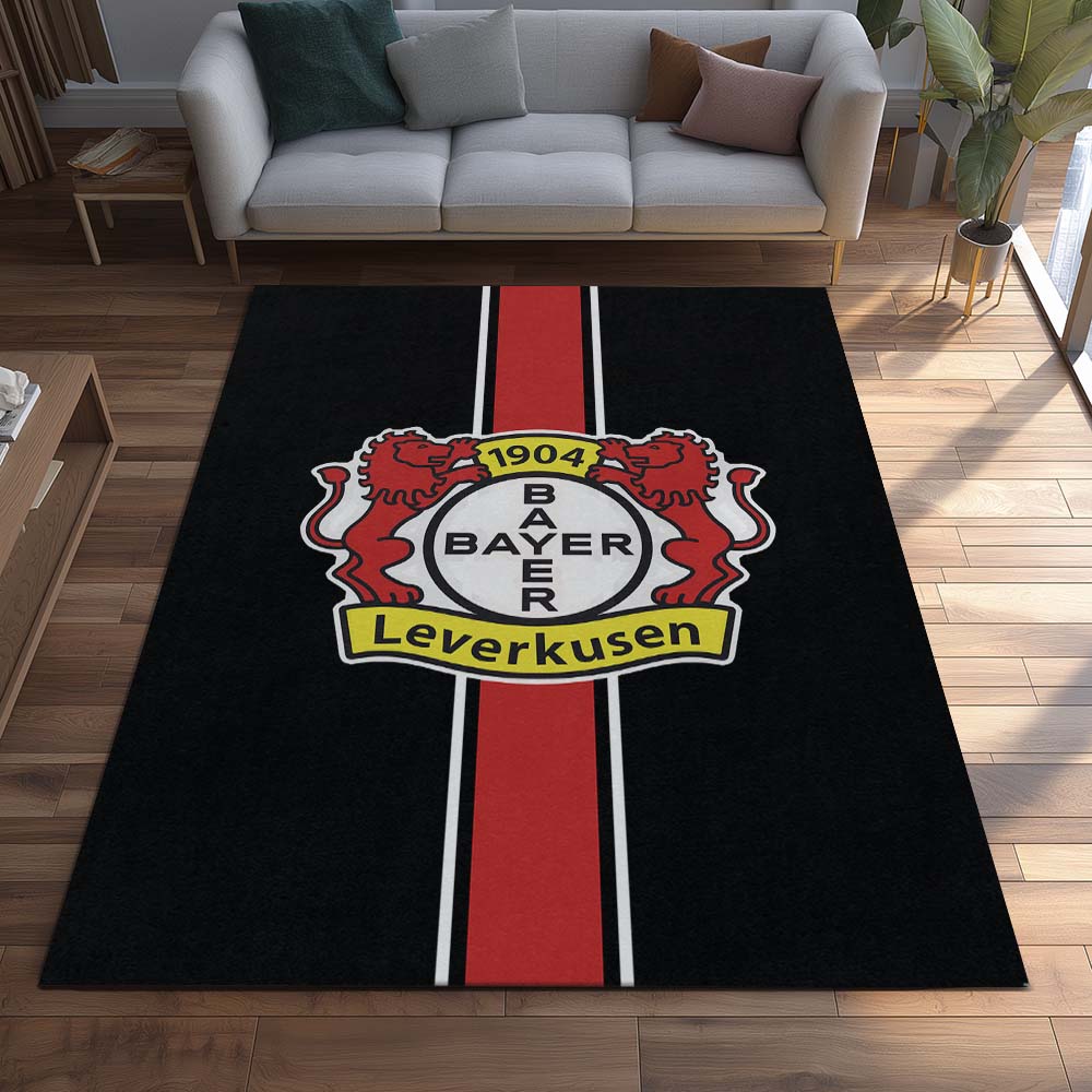 FC Bayer 04 Leverkusen - B04 Teppich - Design 21 - Teppich für Fans