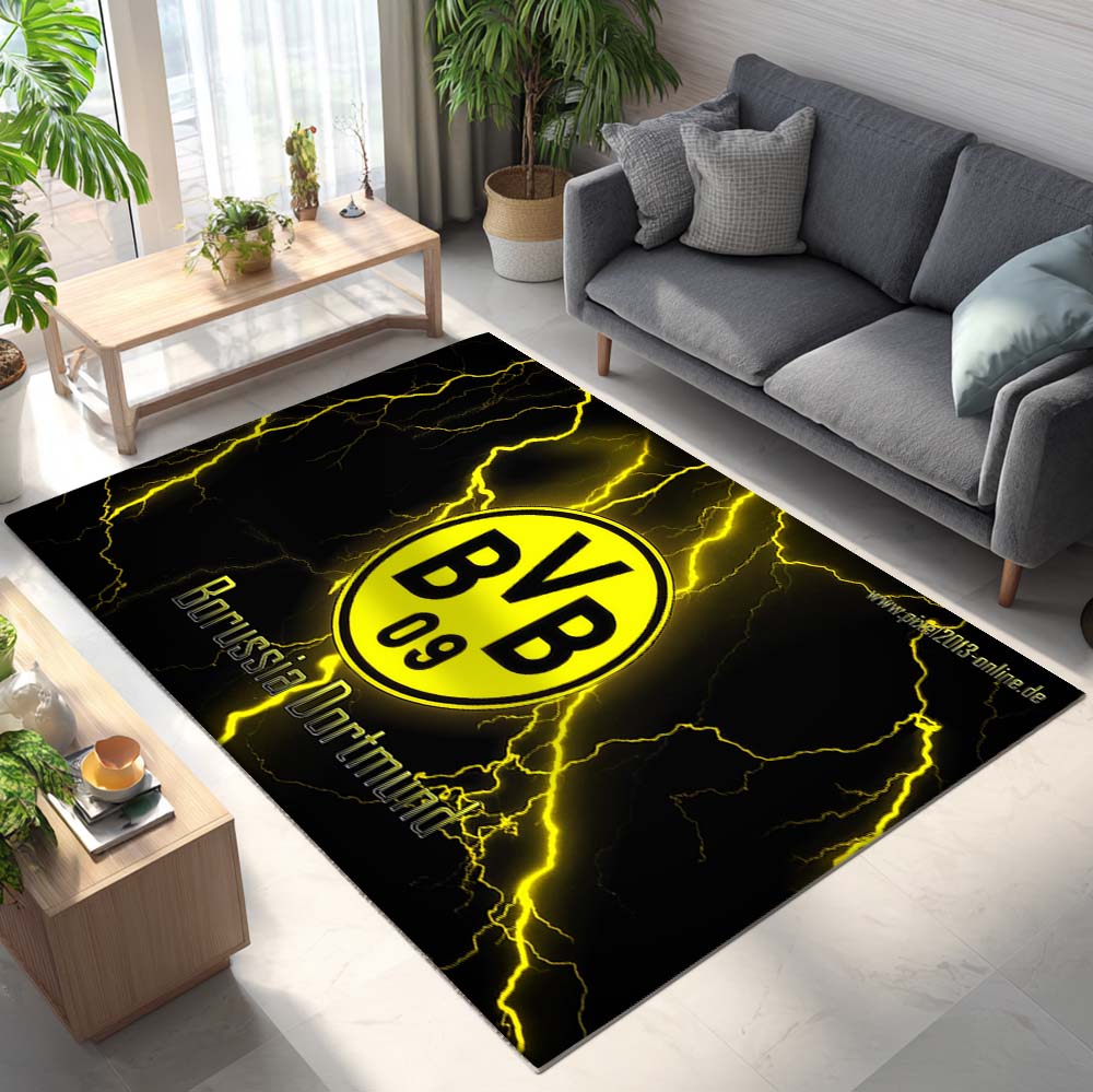 Borussia Dortmund - BVB Teppich - Design 19 - Teppich für Fans