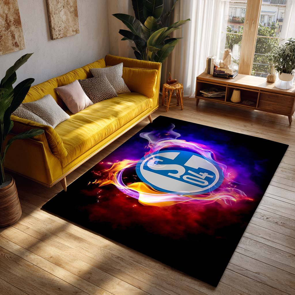 FC Schalke 04 - S04 Teppich 10 - Teppich für Fans