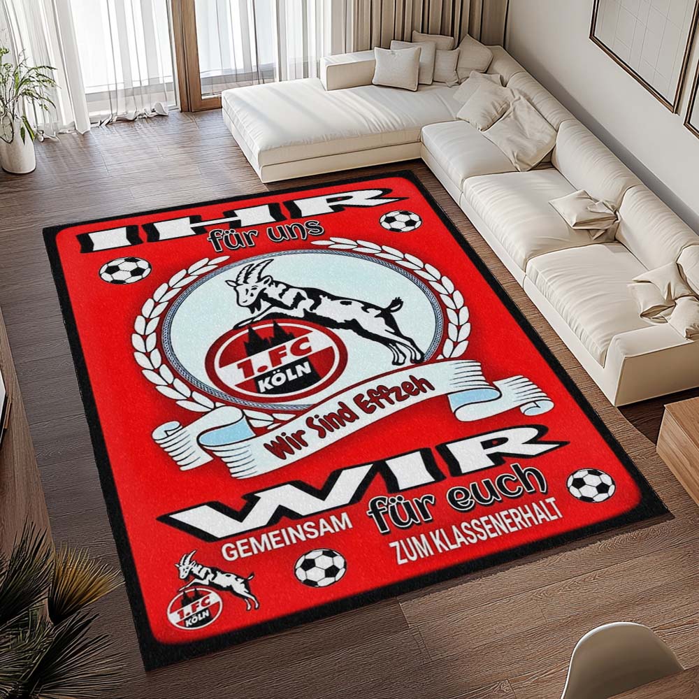1. FC Köln - Effzeh Teppich - Design 25 - Teppich für Fans 2