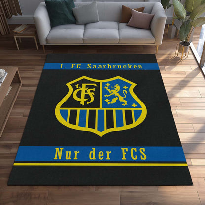 1. FC Saarbrücken - FCS Teppich 10 - Teppich für Fans