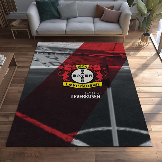 FC Bayer 04 Leverkusen - B04 Teppich - Design 26 - Teppich für Fans