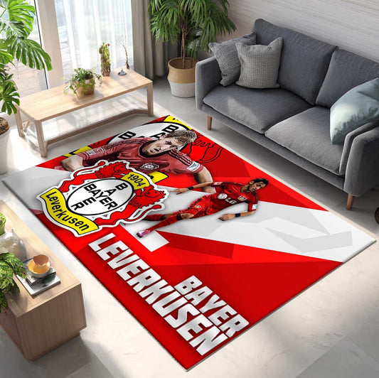 FC Bayer 04 Leverkusen - B04 Teppich - Design 10 - Teppich für Fans