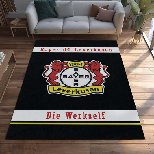 FC Bayer 04 Leverkusen - B04 Teppich - Design 22 - Teppich für Fans