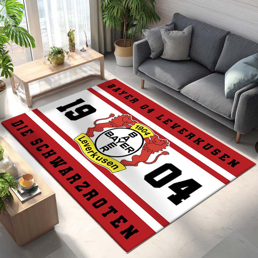 FC Bayer 04 Leverkusen - B04 Teppich - Design 04 - Teppich für Fans