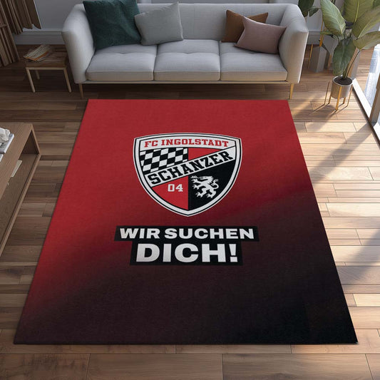 FC Ingolstadt 04 - FCI Teppich - Design 18 - Teppich für Fans