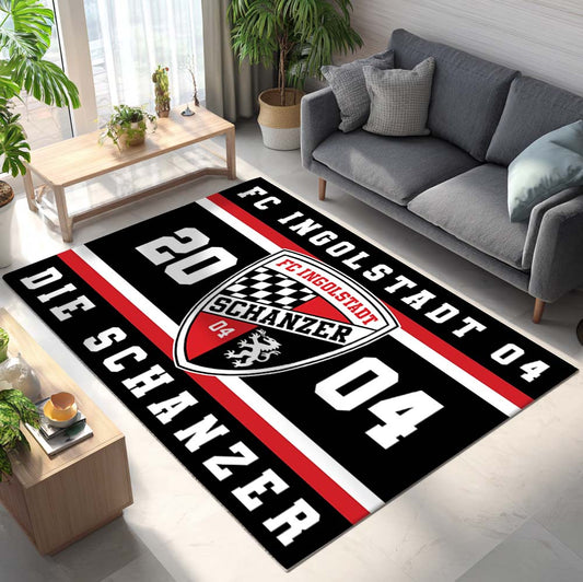 FC Ingolstadt 04 - FCI Teppich - Design 02 - Teppich für Fans