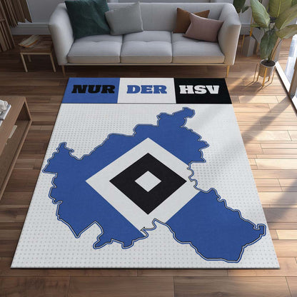 Hamburger SV - HSV Teppich 16 - Teppich für Fans