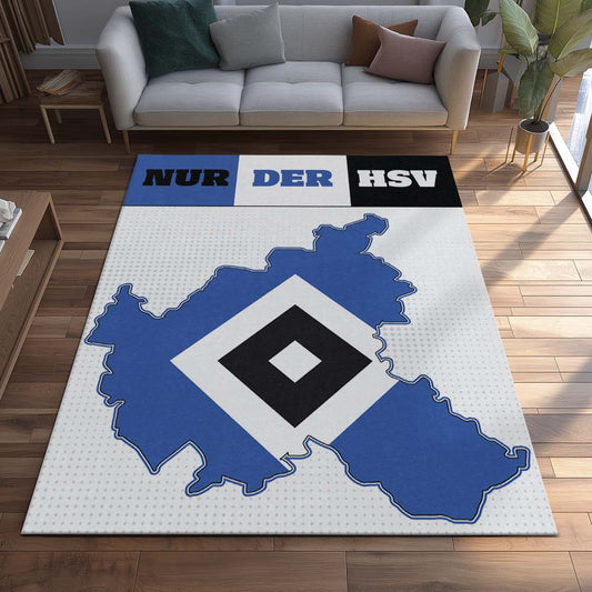 Hamburger SV - HSV Teppich 16 - Teppich für Fans