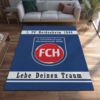 1. FC Heidenheim - FCH Teppich 13 - Teppich für Fans