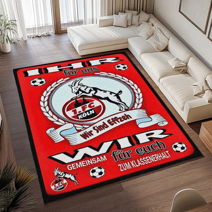 1. FC Köln - Effzeh Teppich - Design 25 - Teppich für Fans 2