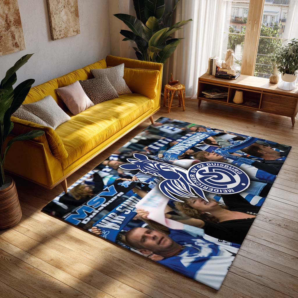 MSV Duisburg - MSV Teppich 10 - Teppich für Fans 2