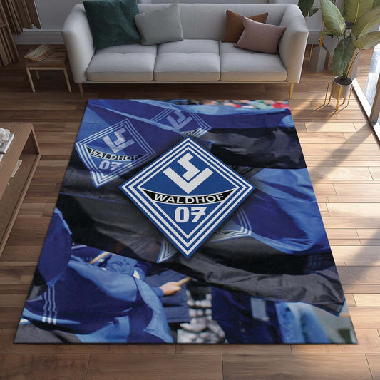 SV Waldhof Mannheim 07 - Waldhof Mannheim Teppich 12 - Teppich für Fans