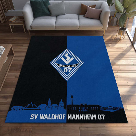 SV Waldhof Mannheim 07 - Waldhof Mannheim Teppich 14 - Teppich für Fans