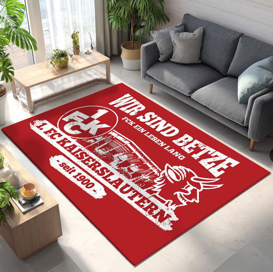 1. FC Kaiserslautern - FCK Teppich - Design 01 - Teppich für Fans